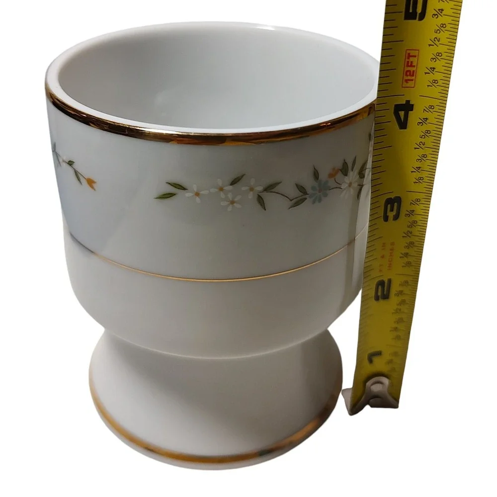 Vintage International China‎ Footed Bowl Fruit Dessert Cup 6038 Serenade Four In